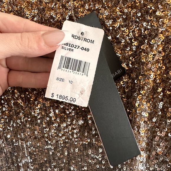 Sachin and Babi Harper Mesh Midi Dress Size 10 - Picture 7 of 11